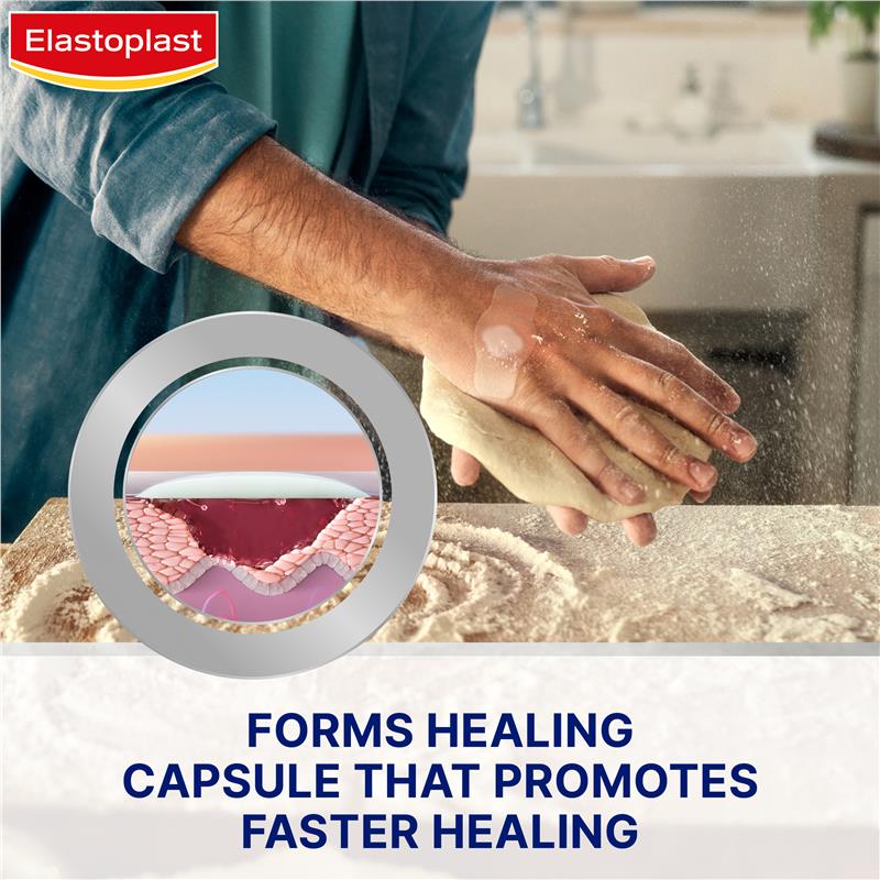 Elastoplast Second Skin Protection Strips XL - 6cm x 7cm (3 Pack)
