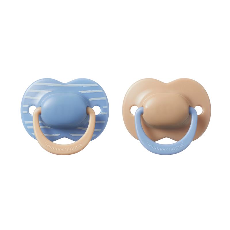 Tommee Tippee Natural Latex Ultimate Fit Soother 6-18 Months 2 Pack Assorted Colours