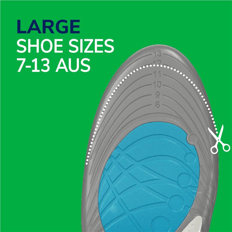 Dr. Scholl's Run Shock Absorbing Insoles - Small | Comfort for Every Step