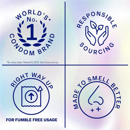 Durex Invisible Regular Fit Condoms - 10 Pack for Ultimate Sensation