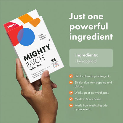 Hero Mighty Patch Variety 38pk - All-in-One Pimple Patch Solution