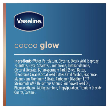 Vaseline Intensive Care Body Lotion Cocoa Glow 225ml - Rich Moisture for Radiant Skin