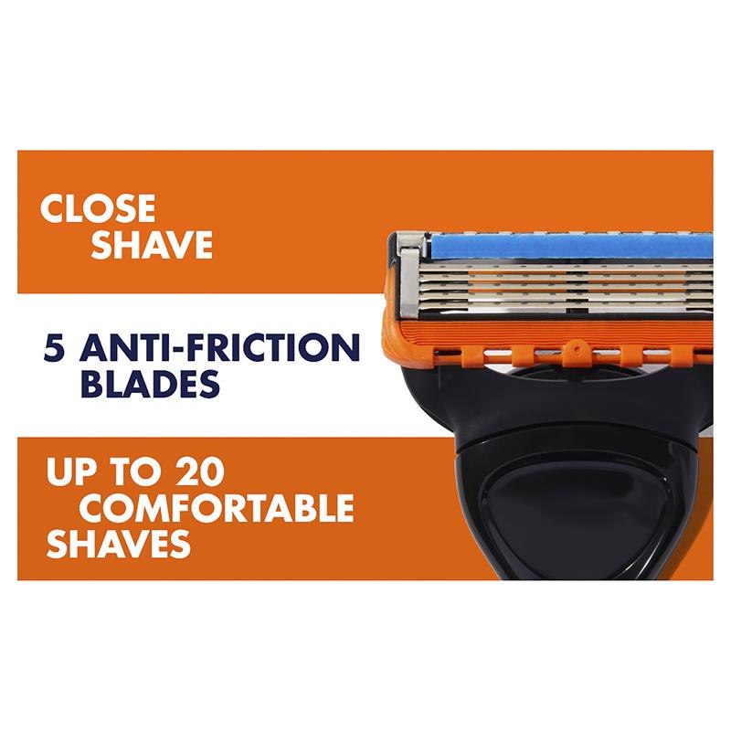Gillette Fusion5 Power Razor Blade Refills -  4-Blade Precision Trimmer