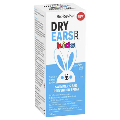 BioRevive Dry Ears Kids Spray 30ml - Gentle Ear Care Solution