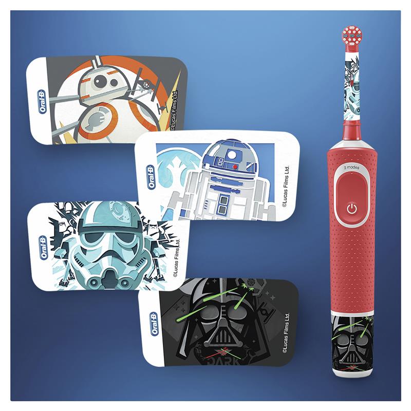 Oral B Power Toothbrush Pro 100 Frozen/Star Wars Pack - Fun and Effective Oral Care for Kids
