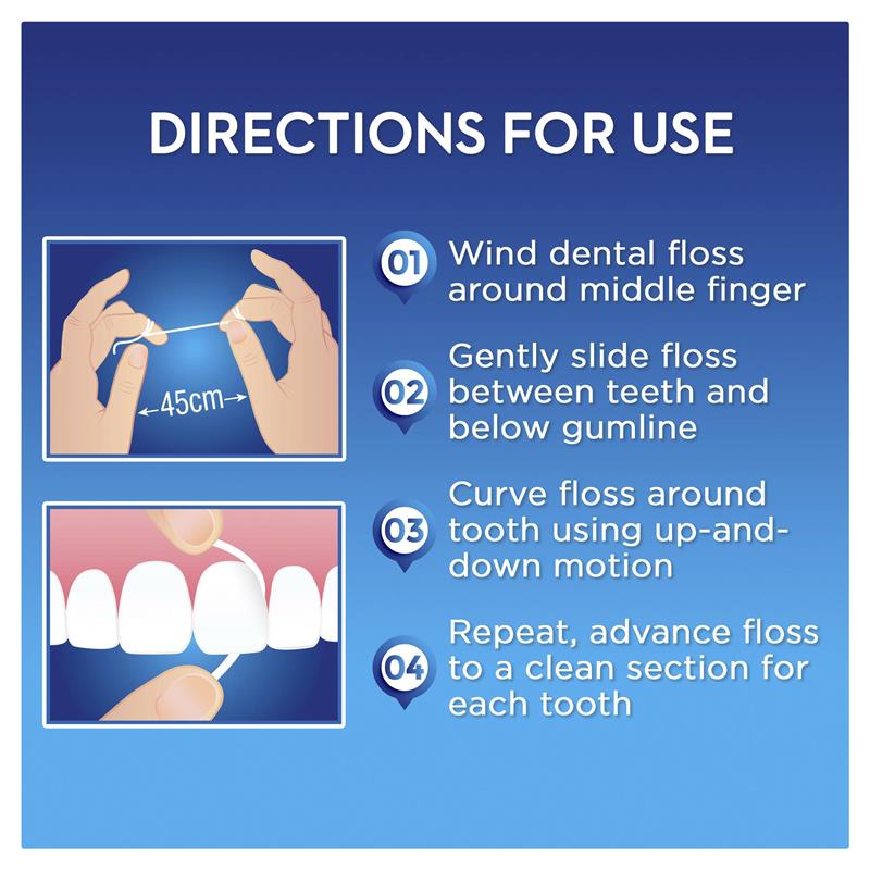 Oral-B Essential Floss - 2x50m for Comprehensive Dental Care