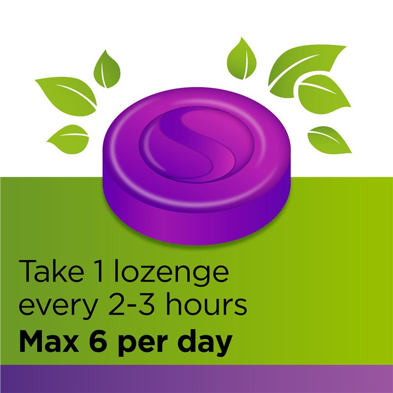 Strepsils Herbal Immune Support Lozenges Elderberry Echinacea 16 Pack