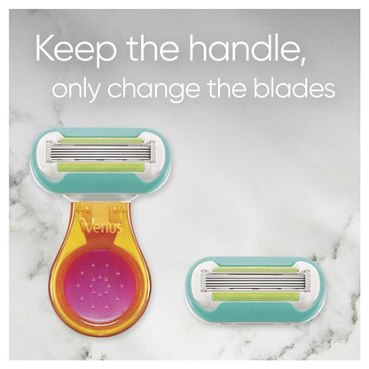 Gillette Venus Snap Extra Smooth Razor for Women - 1 Handle & 1 Refill Blade