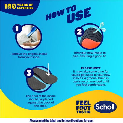 Scholl In Balance Lower Back Orthotic Insole Large