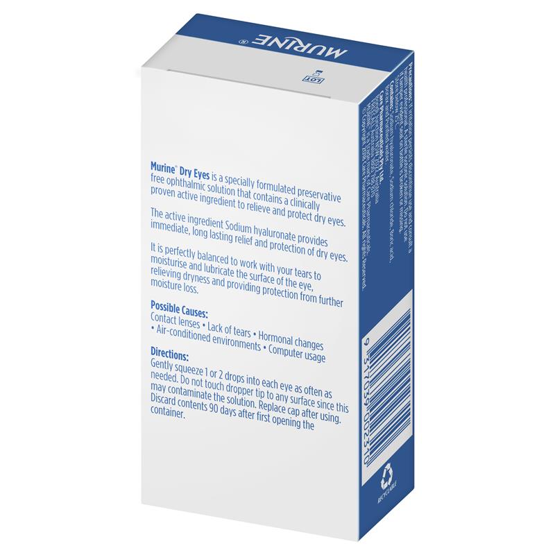 Murine Dry Eyes 10ml - Long-Lasting Relief for Dry Eyes