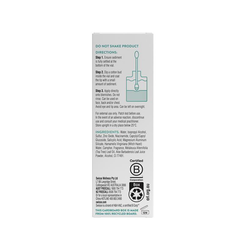 Swisse Skincare Blemish Remedy Fast-Acting Drying Lotion 25ml