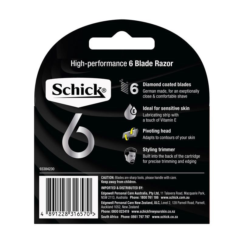 Schick Hydro 6 Refill 4pk