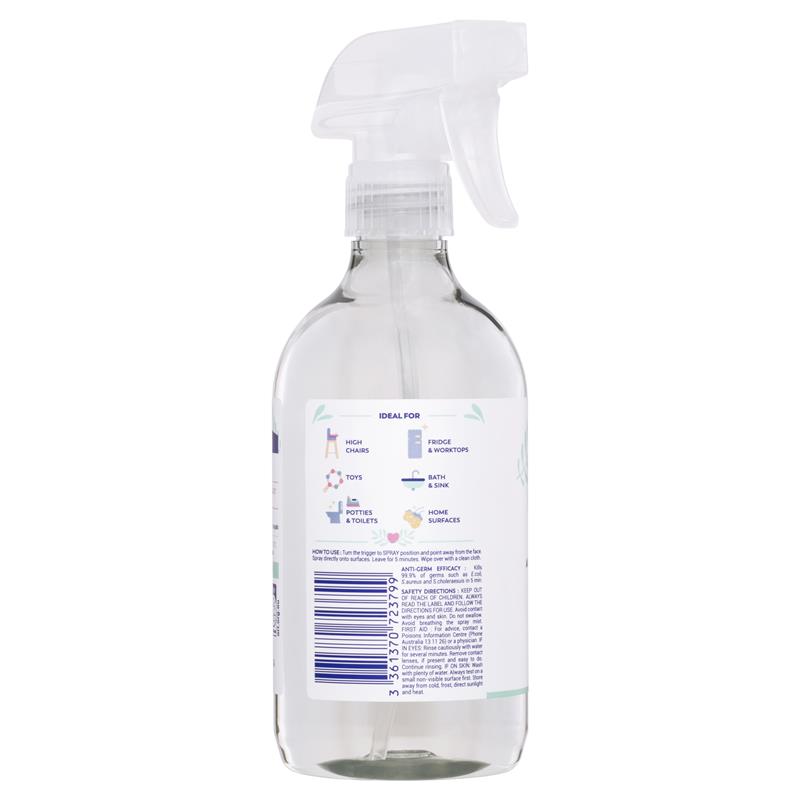 Milton Antibacterial Surface Spray 500ml - 100% Plant-Based Germ Protection