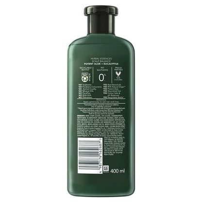 Herbal Essences Bio Renew Potent Aloe & Eucalyptus Strength & Moisture Shampoo - 400mL