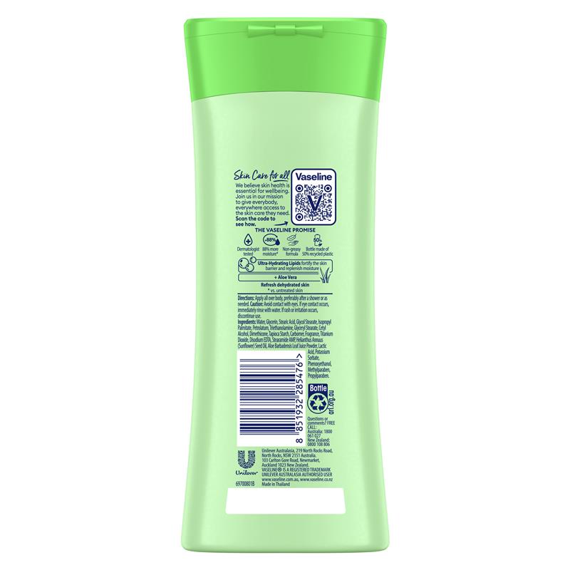 Vaseline Intensive Care Body Lotion Aloe Soothe 225ml - Nourishing Hydration