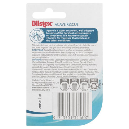 Blistex Agave Rescue Lip Balm Stick 3.7g