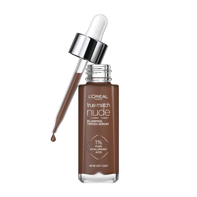 L'Oreal Paris True Match Nude Plumping Tinted Serum 10-12 Deep