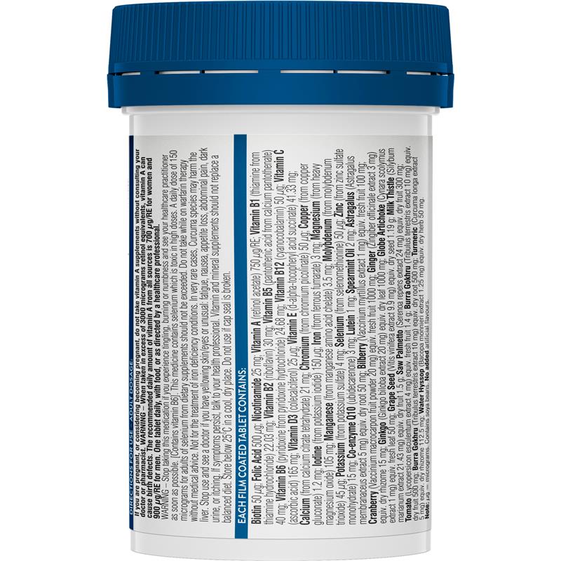 Swisse Mens Multivitamin 50+ 60 Tablets