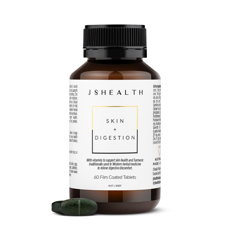 JSHealth Skin + Digestion Formula 60 Tablets
