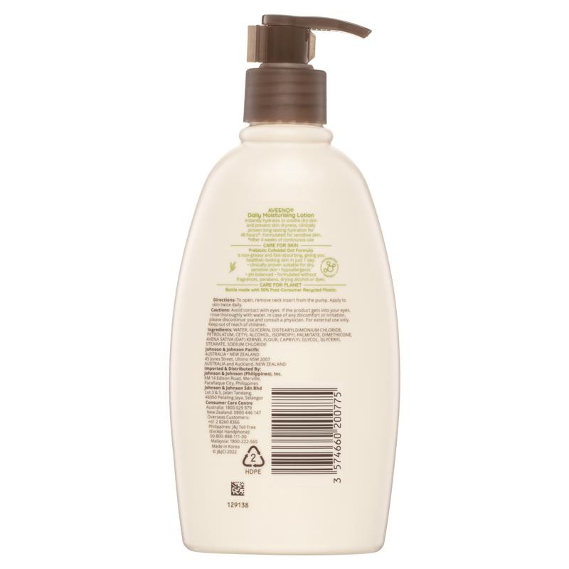 Aveeno Daily Moisturising Body Lotion - Fragrance Free 354mL