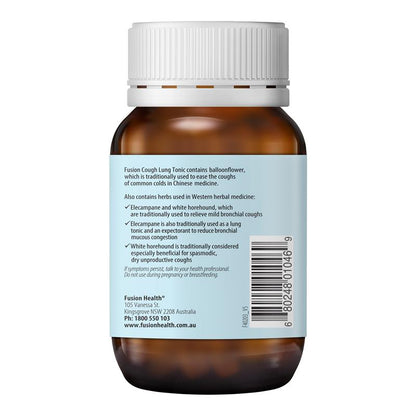 Fusion Cough Lung Tonic 60 Vegetarian Capsules