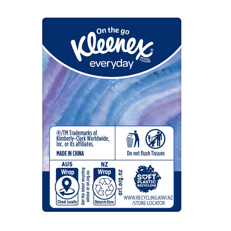 Kleenex Ultra Soft Pocket Tissues - 10 Tissues for On-the-Go Comfort