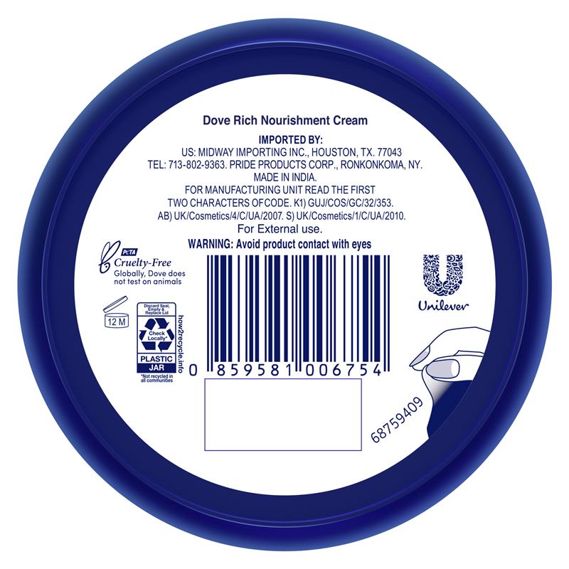 Dove Body Love Rich Nourishment Cream 150ml