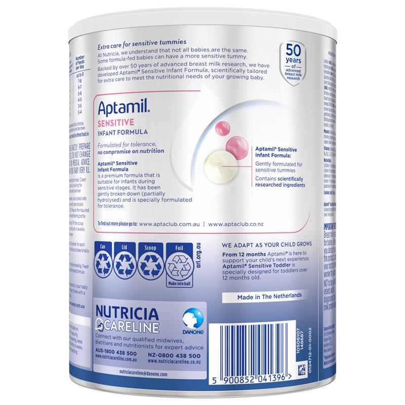 Aptamil Prosyneo Sensitive - Infant Formula for 0-12 Months (900g)