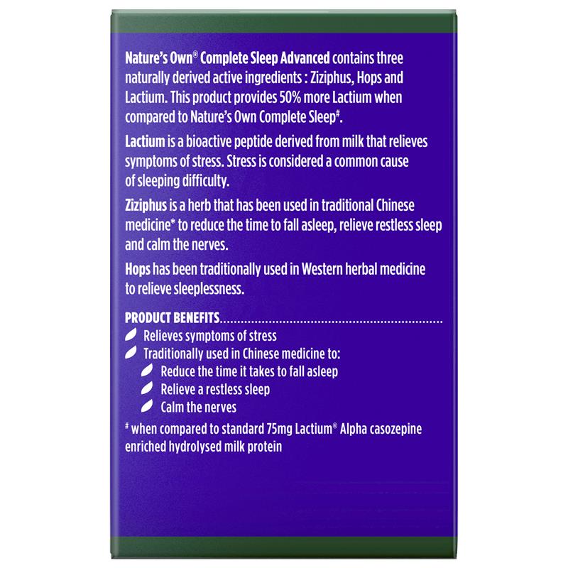 Nature's Own Complete Sleep Advanced 60 Tablets