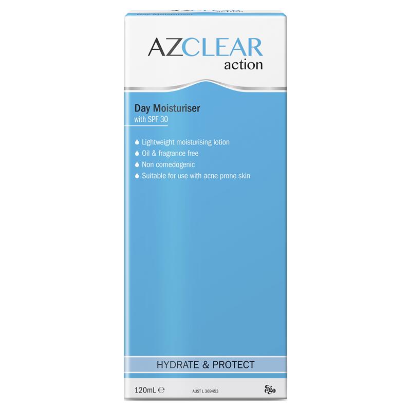 Ego Azclear Action Day Moisturiser SPF 30 120ml