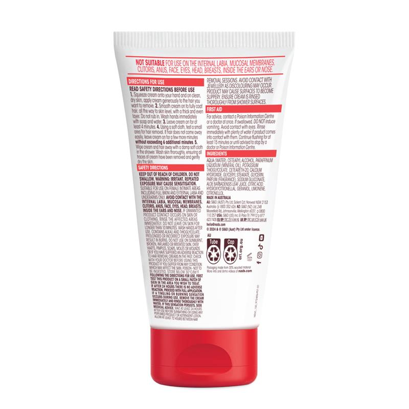Nads Down Under Hair Removal Cream - 150ml for Gentle Hair Removal