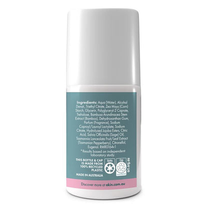 Akin Rose & Mint Deodorant Roll On 65ml