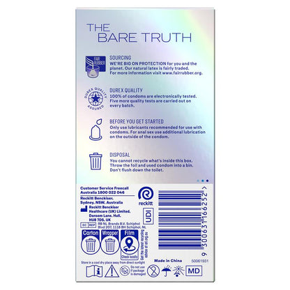 Durex Invisible Regular Fit Condoms 10 Pack