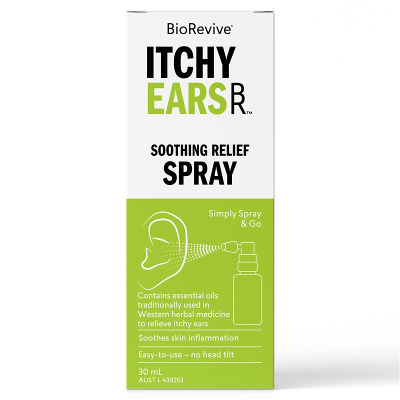 BioRevive Itchy Ears Spray 30ml - Soothing Relief for Itchy Ears