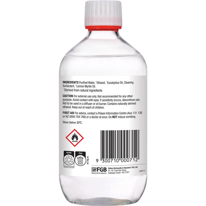 Bosisto's Antibacterial Solution 500ml - Natural Cleaning Power