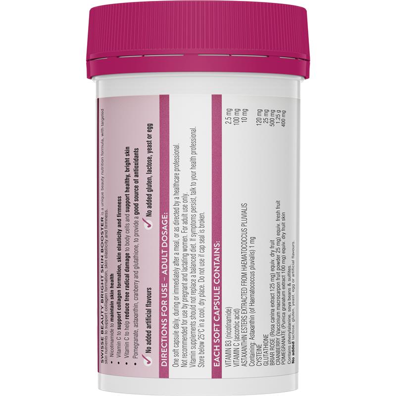 Swisse Beauty Bright Skin 120 Capsules