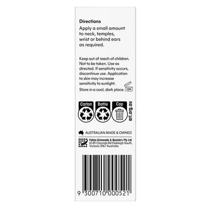 Bosisto's Native Stress Roll On - 10ml Essential Oil Relief