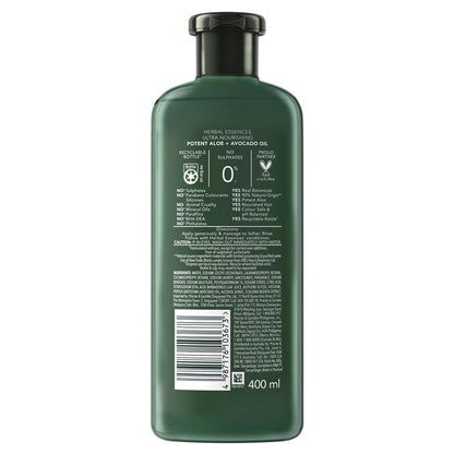 Herbal Essences Bio Renew Potent Aloe + Avocado Oil Shampoo 400ml
