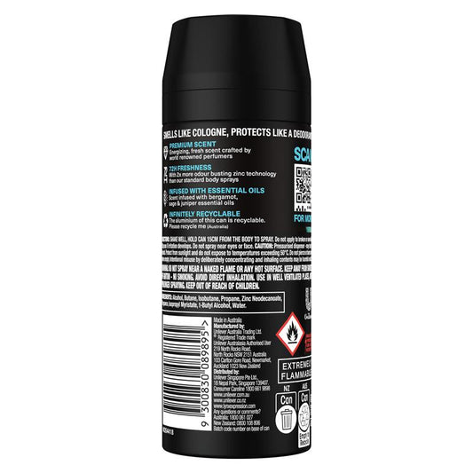 LYNX Aqua Bergamot Premium Deodorant Body Spray 150ml