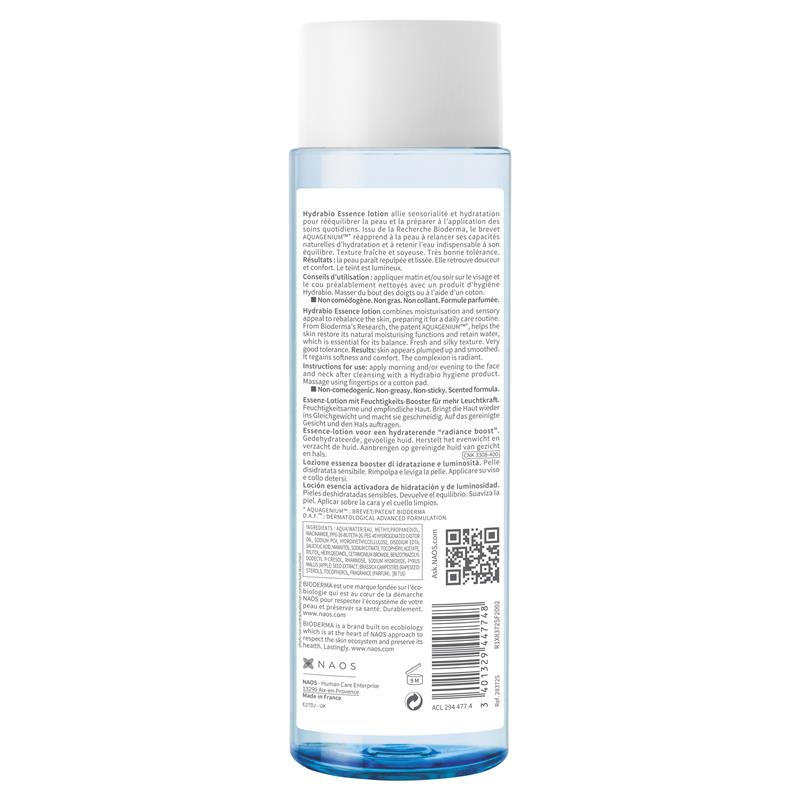 Bioderma Hydrabio Hydrating Essence Lotion for Dehydrated Skin 200ml