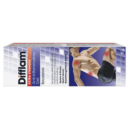 Difflam Extra Strength Anti-Inflammatory Gel 5% - 75g