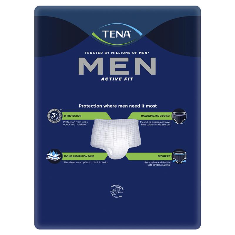 TENA Men Active Fit Plus Incontinence Pants - Large 8 Pants