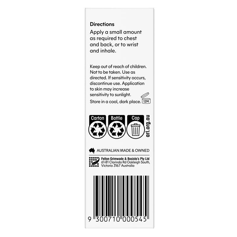 Bosisto's Native Breathe Essential Oil Roll-On 10ml