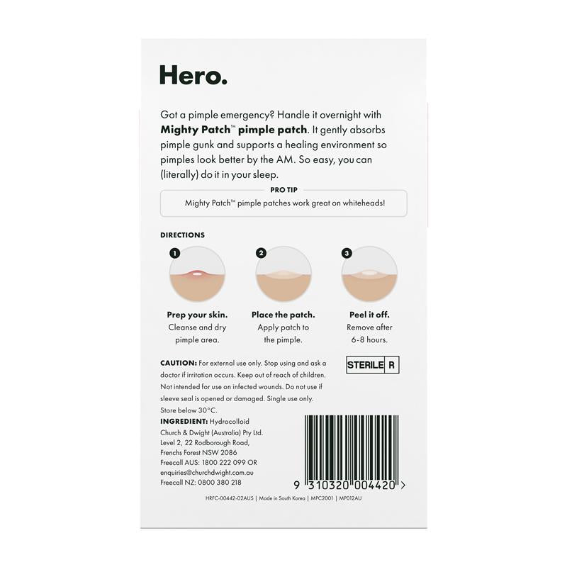 Hero Mighty Patch The Original 24 Pack - Overnight Pimple Treatment