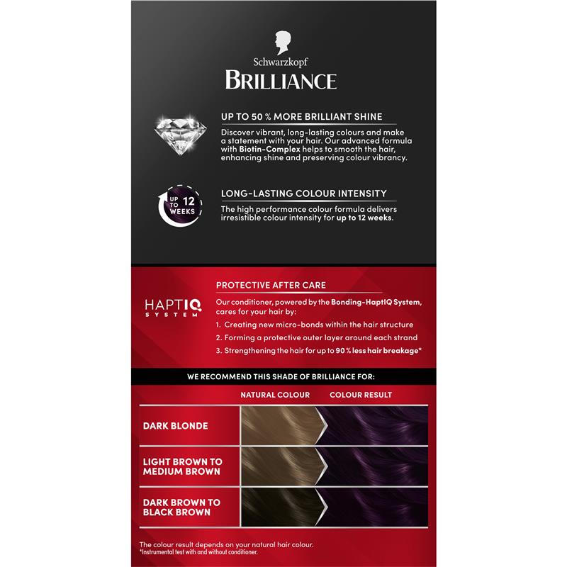 Schwarzkopf Brilliance 03 Dark Amethyst New
