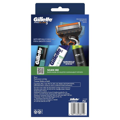 Gillette Fusion Proglide Razor + 2 Blade Refills