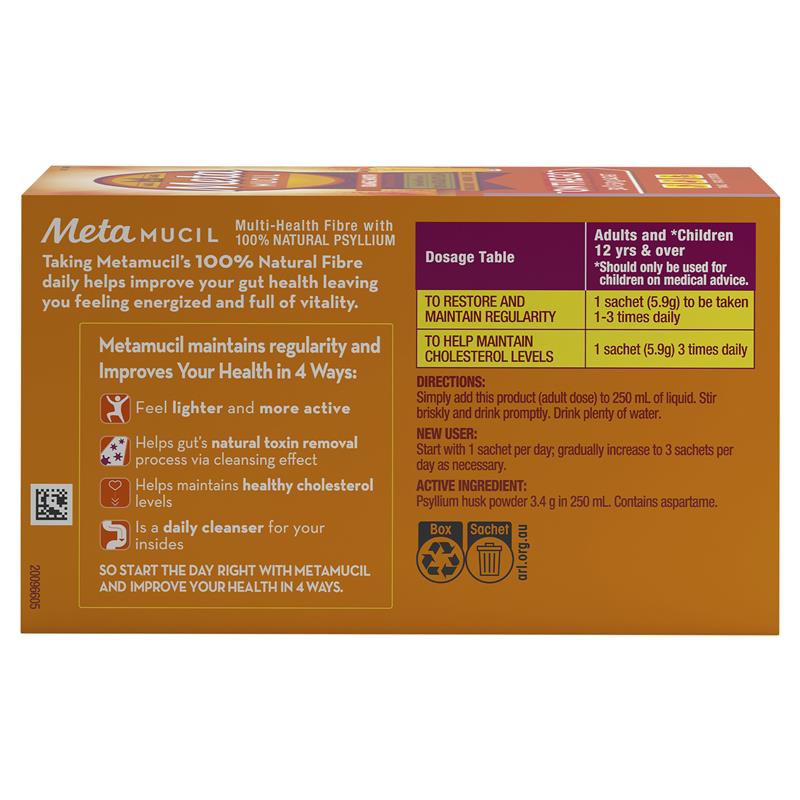 Metamucil Smooth Orange - 30 Dose
