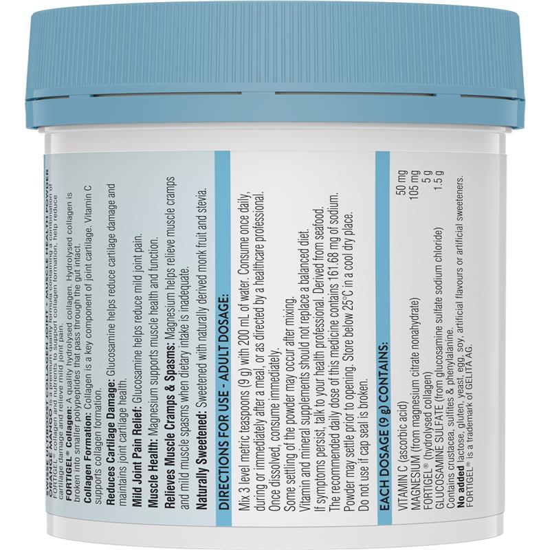 Swisse Collagen Joint + Muscle Health Powder 162g
