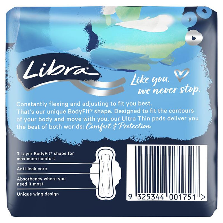 Libra Pads Ultra Thins with Wings Regular 14