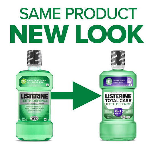 Listerine Teeth Defence Antibacterial Mouthwash Value Pack 1.5L